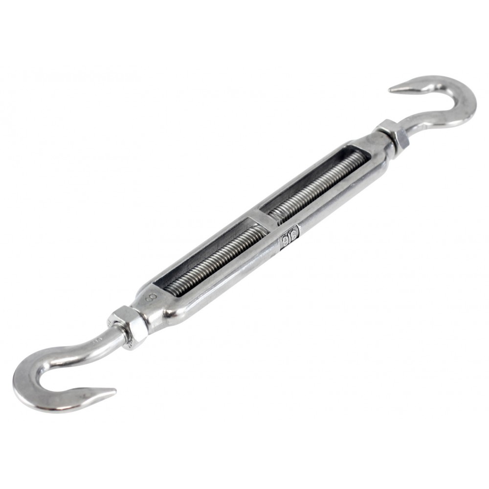 Turnbuckle 10mm Hook/Hook Econ AISI 316