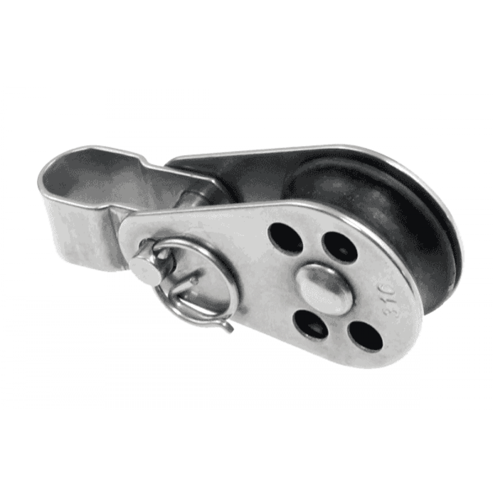 Pulley 25mm Single with Bracket Removable Pin