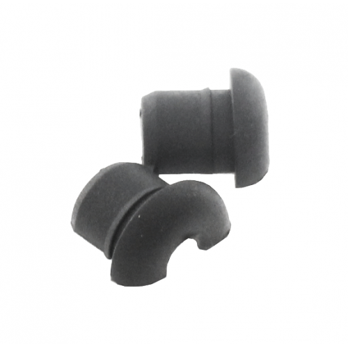 Grommet Black with 4.2mm Centre Hole Flat Surface