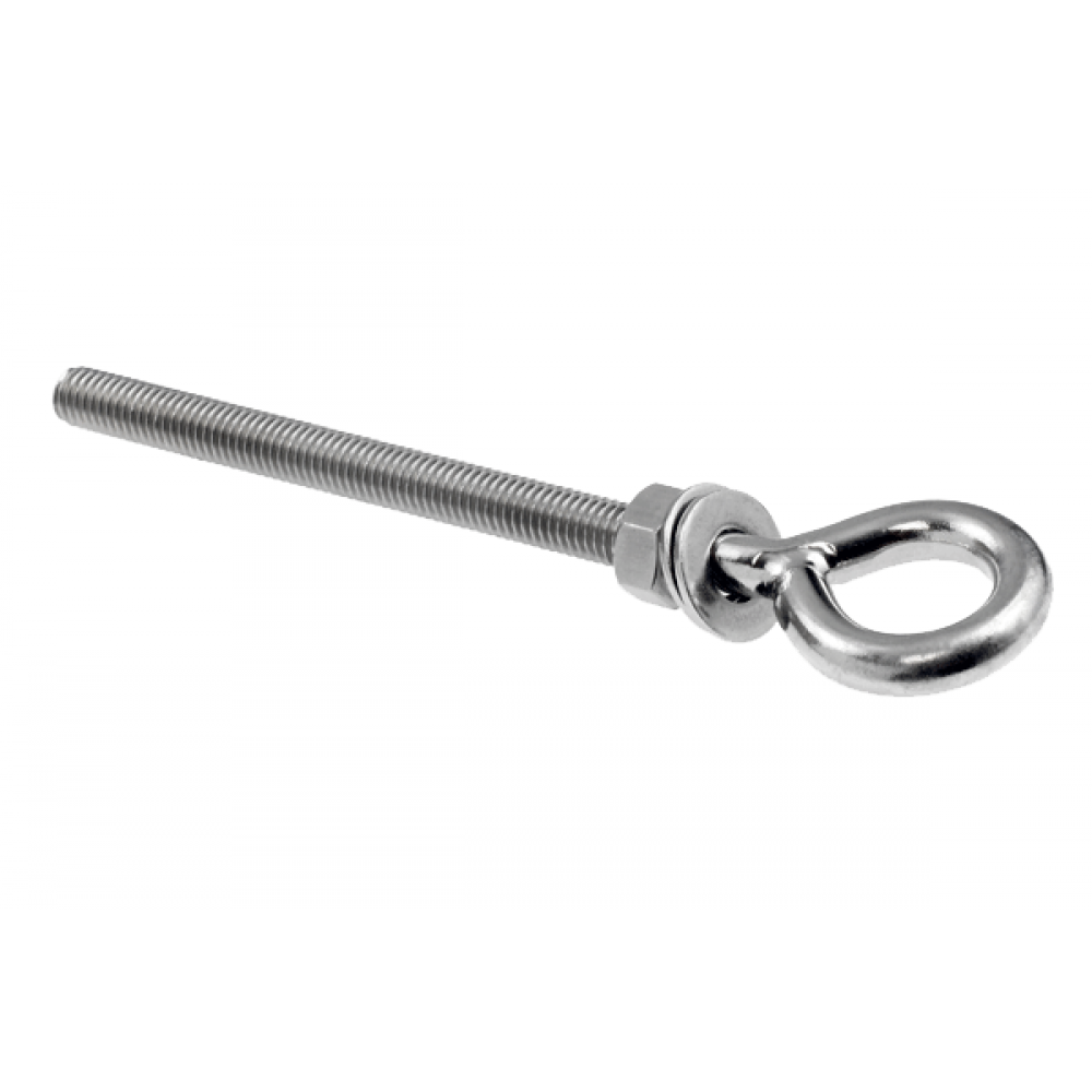 Welded Eye Bolt M8 x 60mm (nut and two washers)