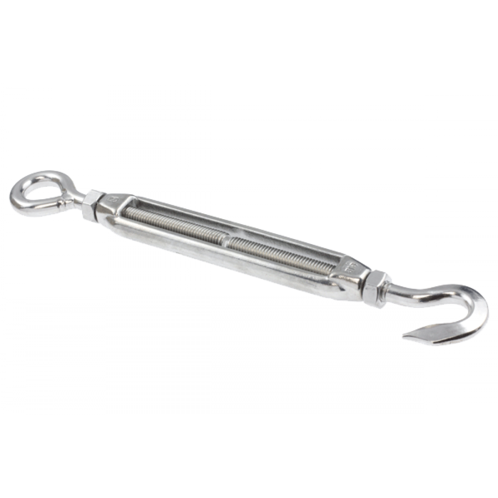 Turnbuckle 5mm Hook/Eye Econ AISI 316