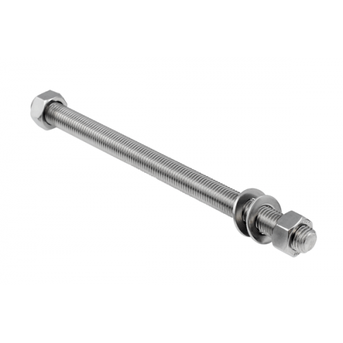 Threaded Rod with 2 Nuts & 2 Washers 16 x 247mm