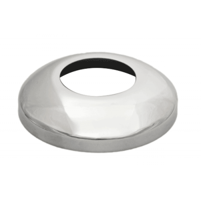 Post Custom Round 1" x 1.6mm Intermediate suits Flat Handrail Mirror Polish AISI 316 (Suitable for HORIZONTAL sections)