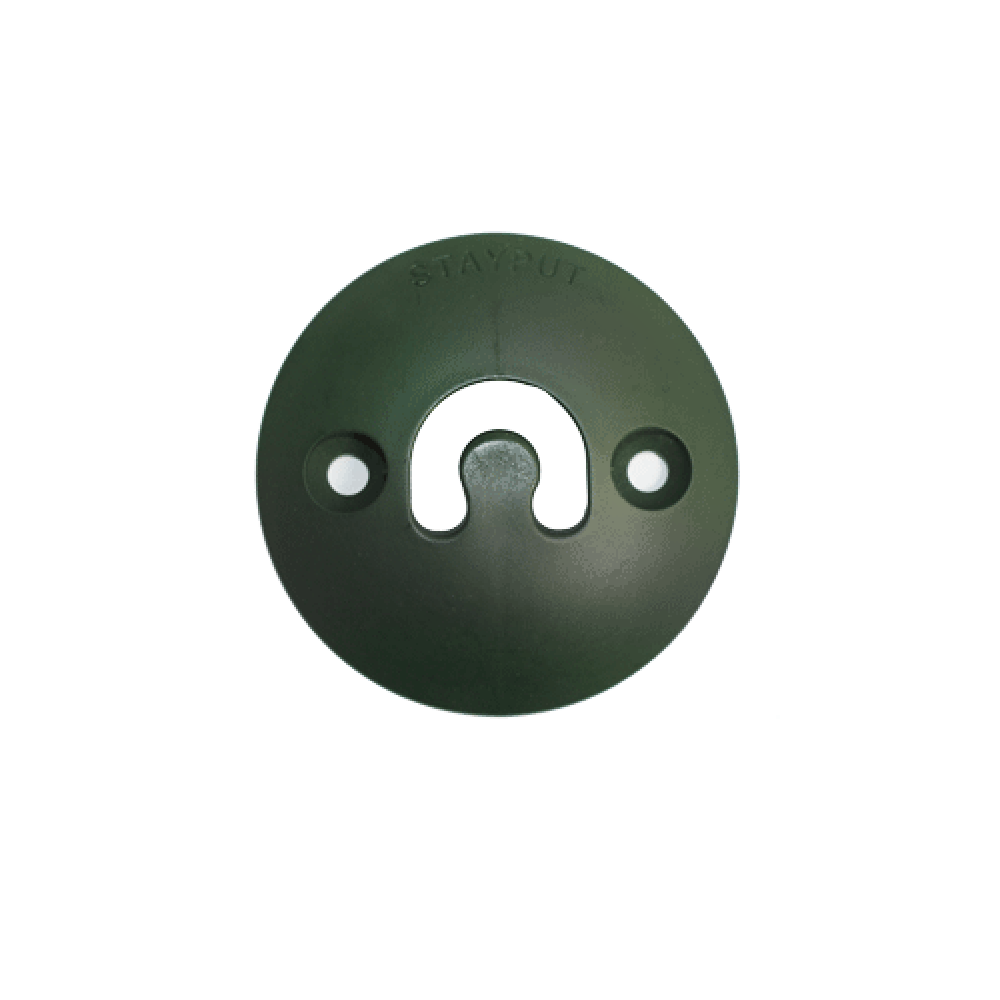 Stayput Dome Hook 60mm Vertical Green