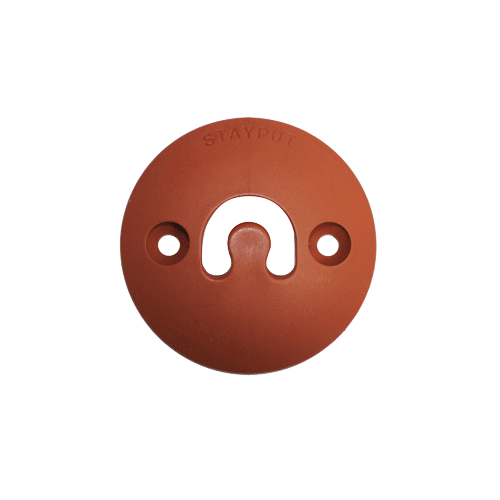 Stayput Dome Hook 60mm Vertical Terracotta