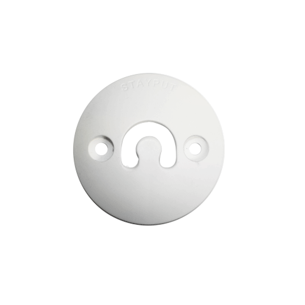 Stayput Dome Hook 60mm Vertical White