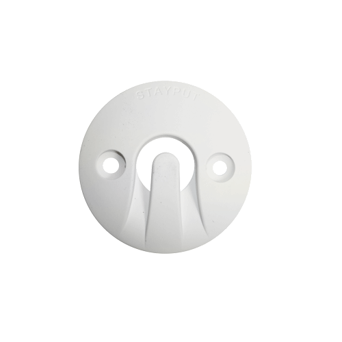 Stayput Dome Hook 60mm Horizontal White