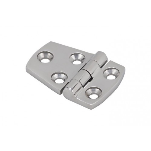 57mm x 38mm Stainless Steel Flat Hinge SS316