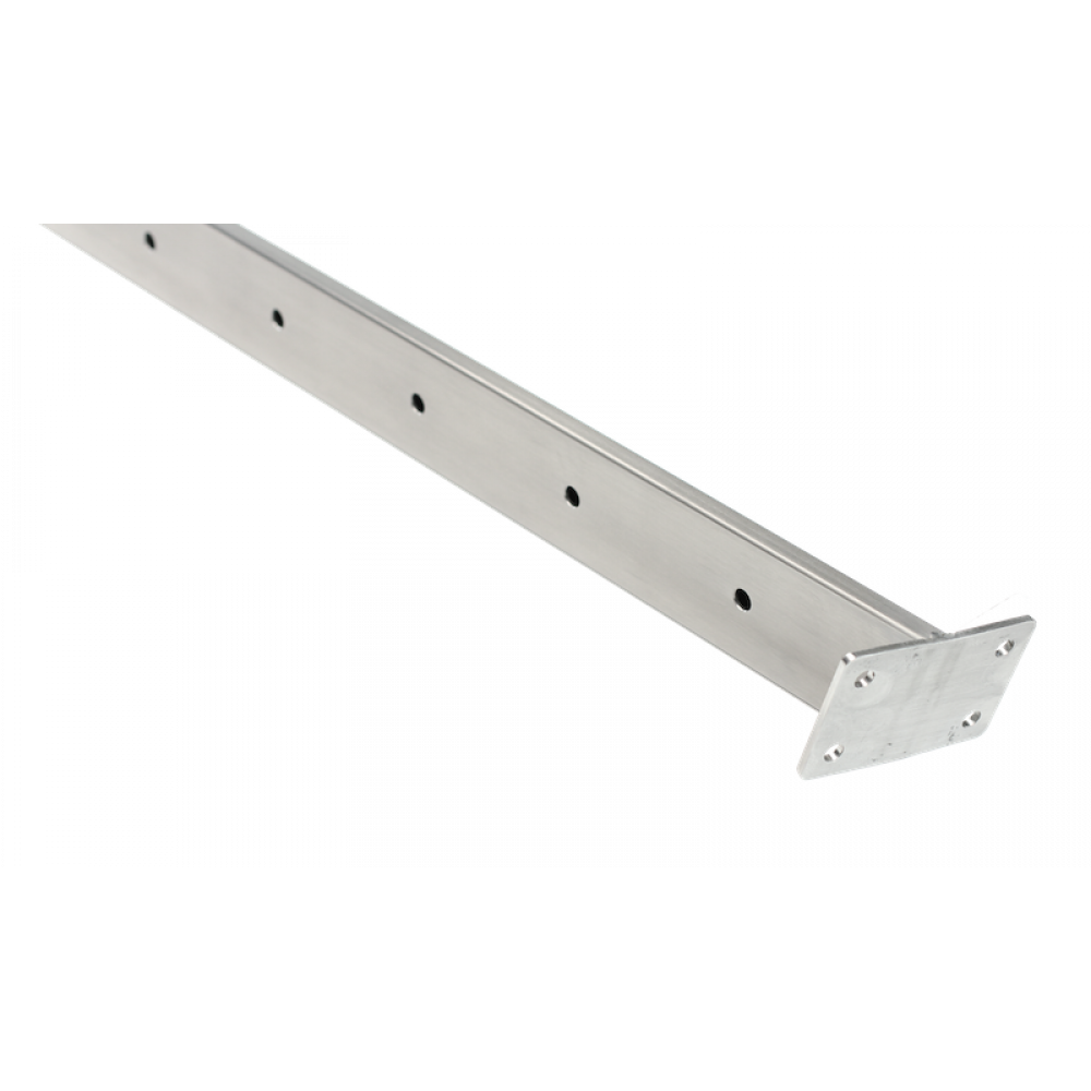 Post RHS 50 x 10mm INT ANG Flat Handrail Mirror (Suitable for STAIR sections)