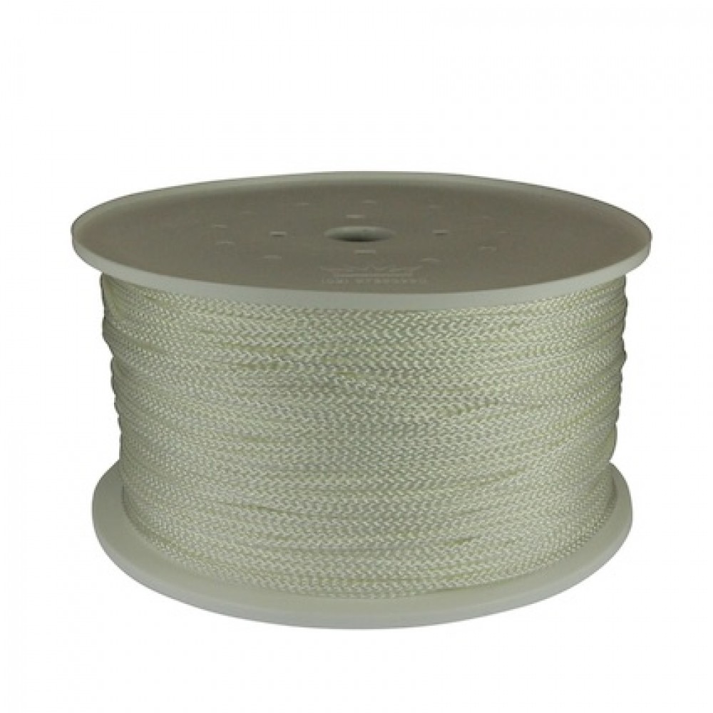 Leech Cord 4mm 400m Roll White