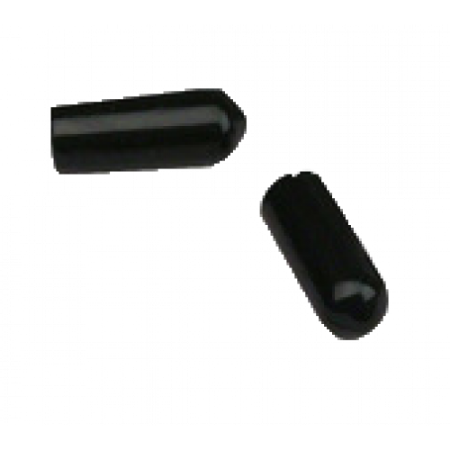 End Cap for Garden Trellis Wire 3-3.2mm - Black, 13mm length