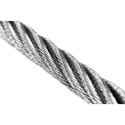 2.5mm Wire Rope 7x19 ProRig AISI 316 per Metre