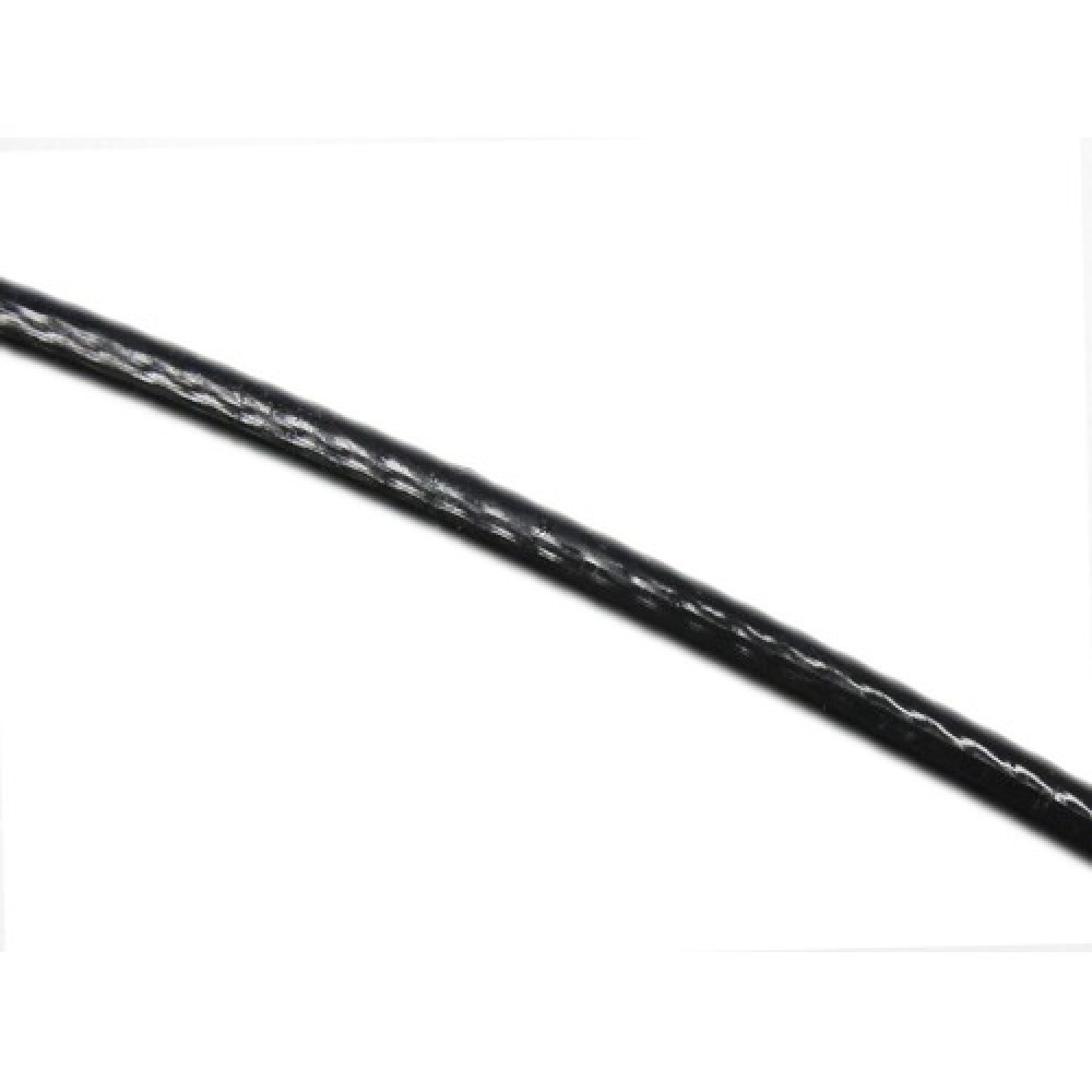 Wire Rope 4mm 7x19 BK NYL Fibrecore Galv per metre