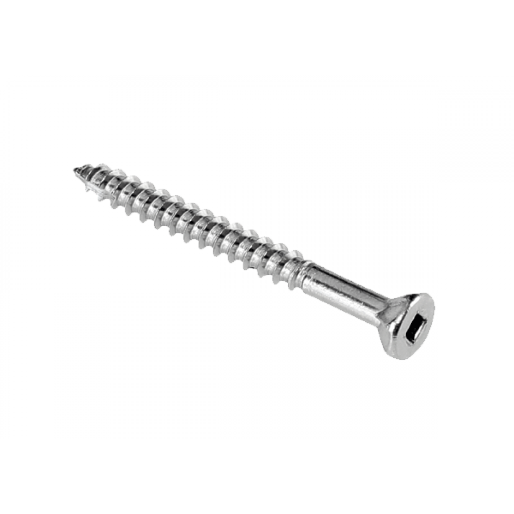 Screw Type 17 10G x 50mm Countersunk Square Drive AISI 304