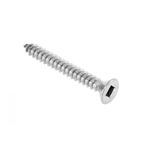 Screw 12G x 50mm Countersunk Square Drive AISI 304