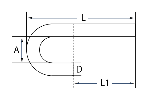 190 Degree Elbow With Tail – Drawing