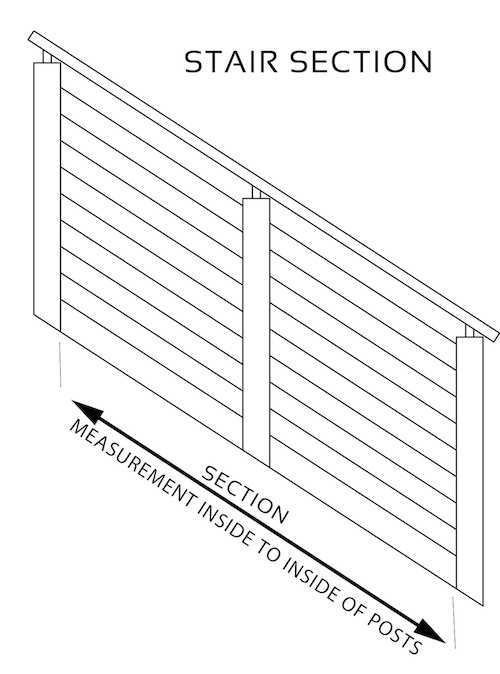 stair section measuments