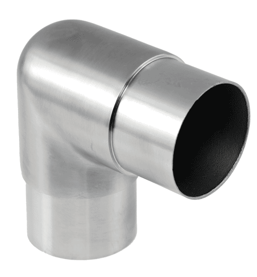 Flush Elbow 90Ã� suits 1.6mm 2″ Tube Satin