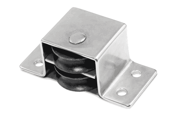 Pulley Block 25mm Double Fixed AISI 316