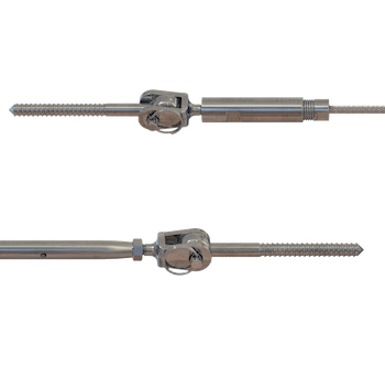 Blue Wave Swageless System For Timber Posts