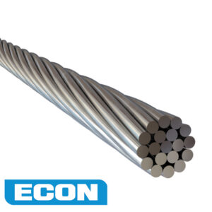 Wire Rope Econ 6.0mm 1×19 AISI 316 305 Metre