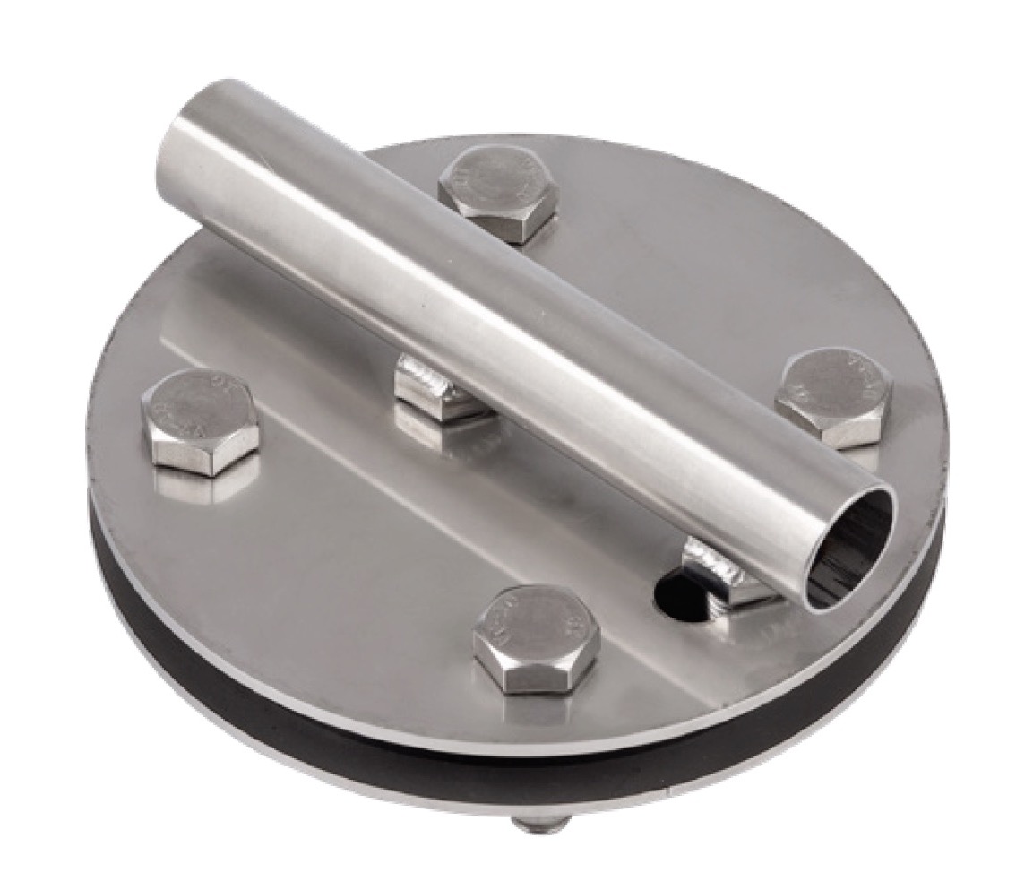 Corner Disc 150mm with Welded Tube
