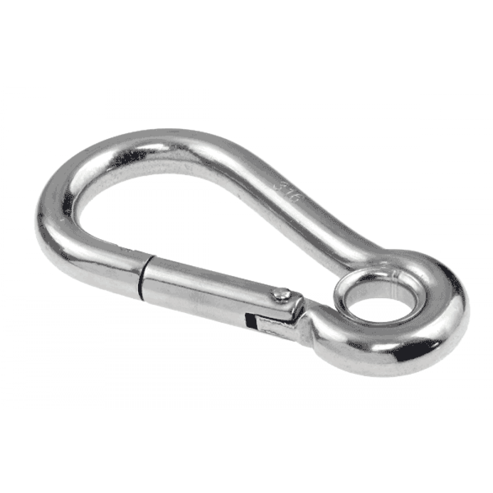 Spring Hook With Eye - ALL SIZES