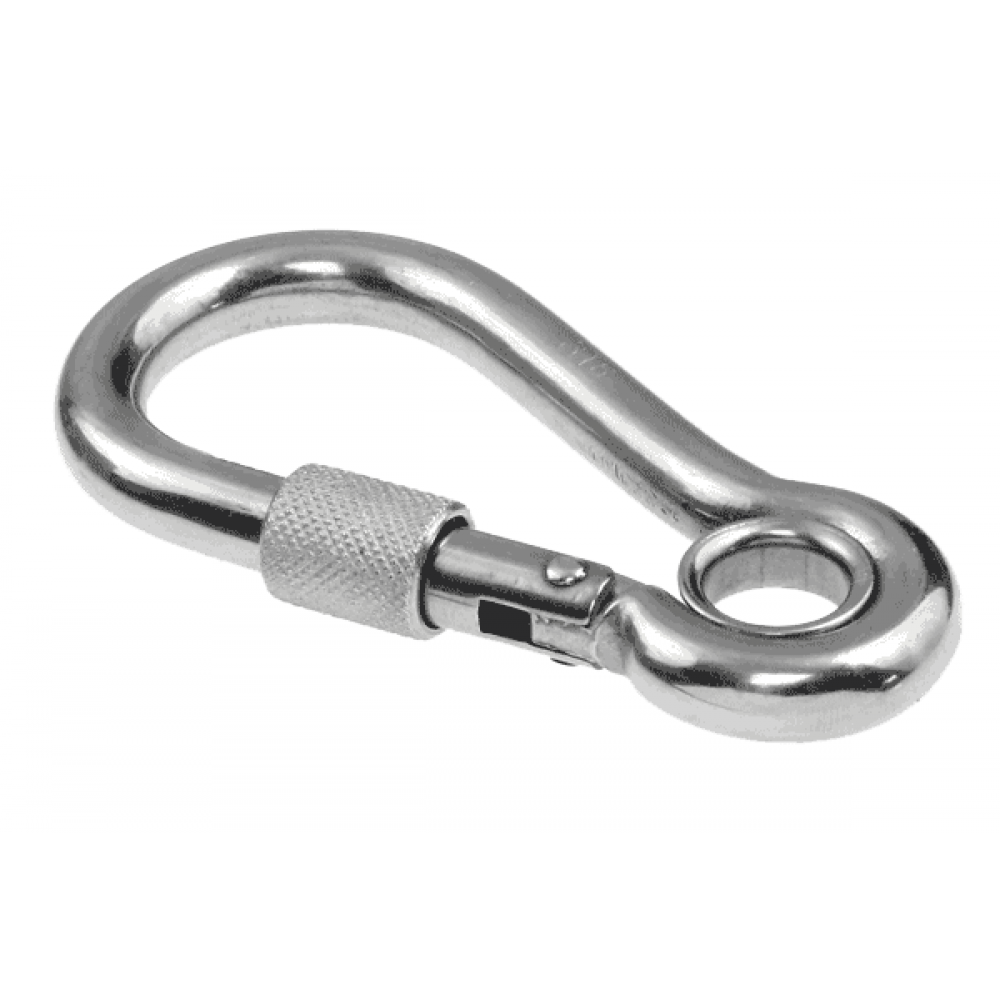 Spring Hook With Eye & Screw Nut - ALL SIZES