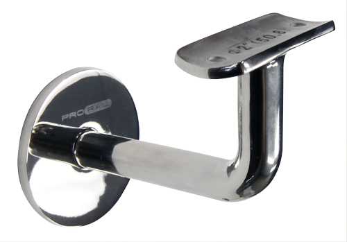 Handrail Bracket Wall to Round Mirror Polish