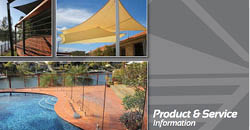 product services brochure display