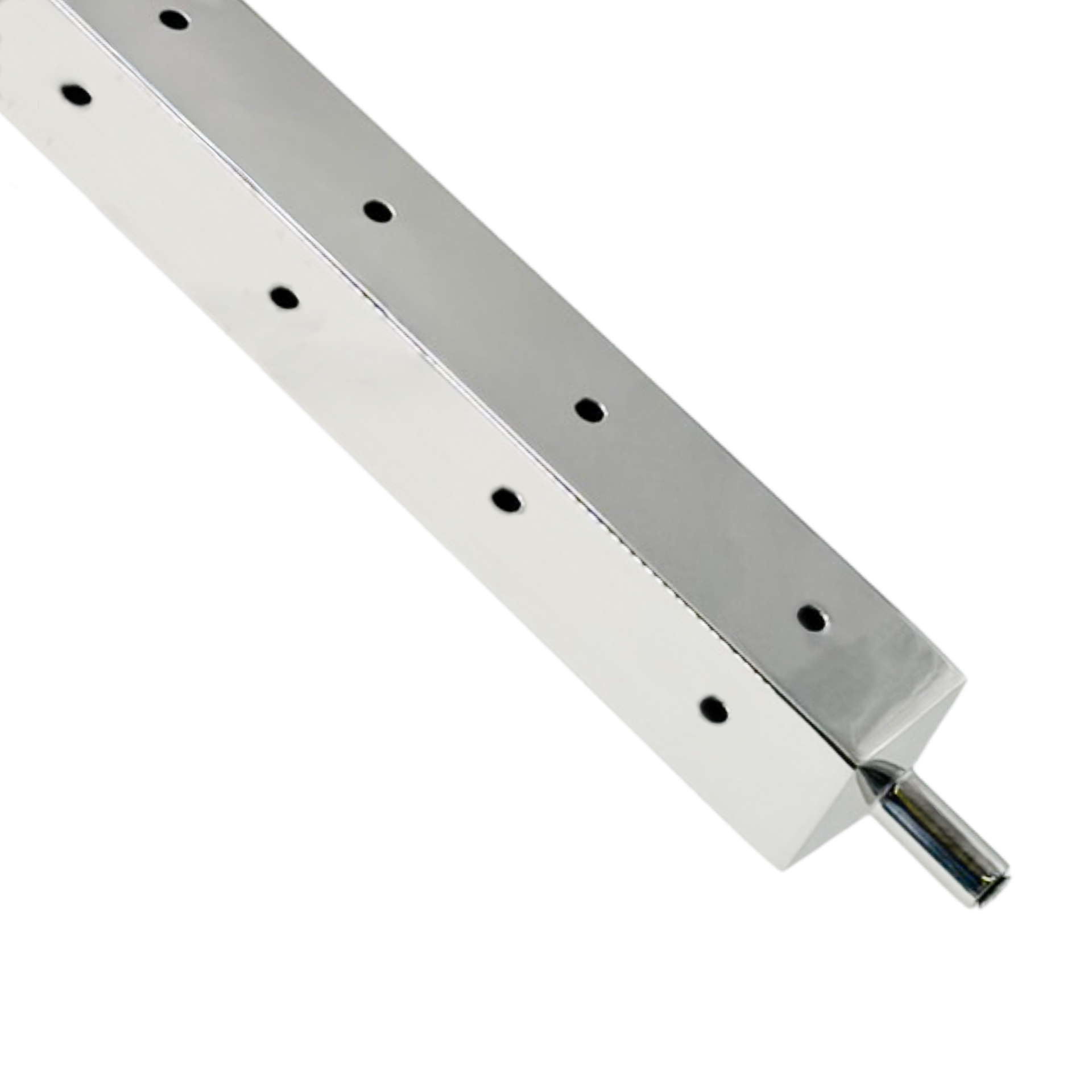 Econ Corner Post Square 50.8mm x 50.8mm x 3.0mm Mirror Polish AISI 316 with holes M6 RHT